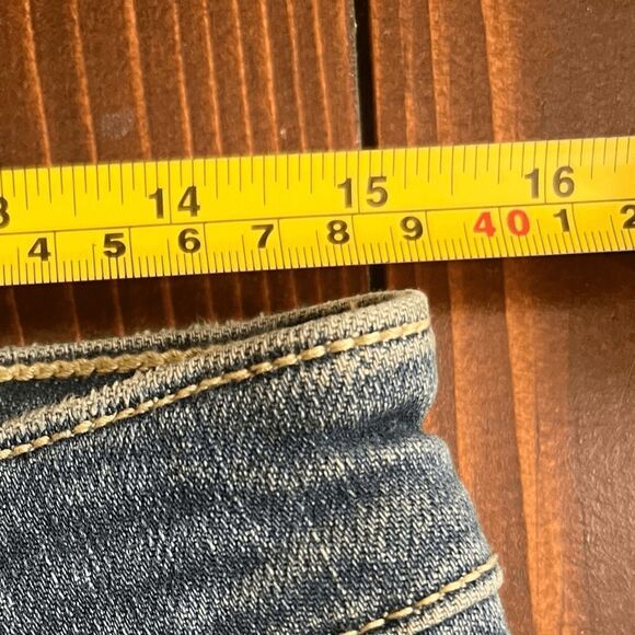 Judy Blue Relaxed Fit Distressed Jeans Size 7/28 Light Wash Ripped Strech - Picture 5 of 12